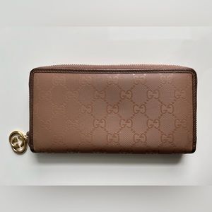 Gucci Long Zippy Wallet/ Unique Color